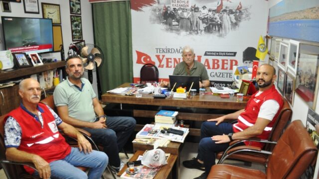 Kızılay Heyetinden Tekirdağ Yeni Haber’e Ziyaret