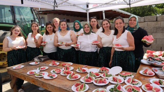 KURTDERE’DE KARPUZ TADINDA ŞENLİK