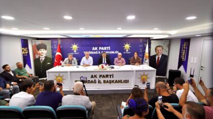 MİLLETİMİZLE ÇEYREK ASIR, TÜRKİYE GELECEĞE HAZIR BASIN AÇIKLAMASI