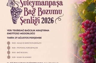 Bağ Bozumu Şenliği Başlıyor