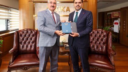 rektörü PROF. DR. MÜMİN ŞAHİN’DEN TİKA BAŞKANI ABDULLAH EREN’E ZİYARET