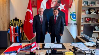 Şafak Başa’dan Tekirdağ Büyükşehir Belediyesi’ne Ziyaret