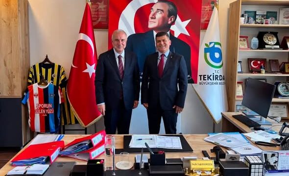 Şafak Başa’dan Tekirdağ Büyükşehir Belediyesi’ne Ziyaret