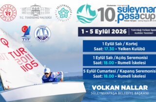 Süleymanpaşa CUP Yelken Yarışları Başlıyor