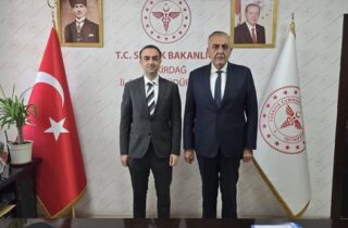 Süleymanpaşa Kaymakamı Tunçer’den İl Sağlık Müdürü Onar’a Ziyaret