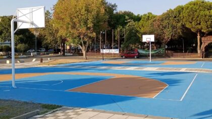 Süleymanpaşa Sahilindeki Basketbol Sahası Yenilendi