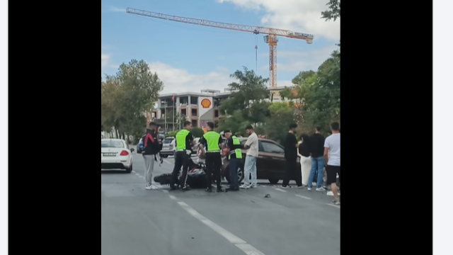 Süleymanpaşa’da Motosiklet ile Otomobil Çarpıştı