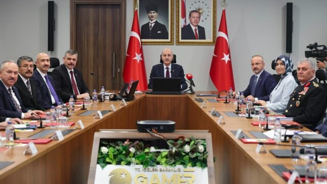 TBMM Başkanı Kurtulmuş ve İçişleri Bakanı Çiftçi’nin Katılımıyla Güvenlik Toplantısı Düzenlendi