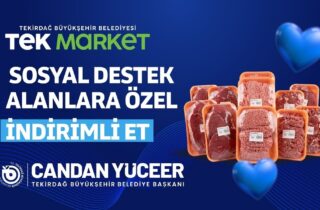 TEK MARKETLERDE SOSYAL DESTEK ALANLARA ÖZEL İNDİRİMLİ ET