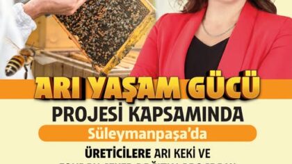 Tekirdağ Büyükşehir Belediyesi’nden Arı Yetiştiricilerine Destek