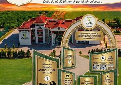 Tekirdağ Doğa Koleji’nden LGS 2026’da Dikkat Çeken Yerleştirme Başarısı