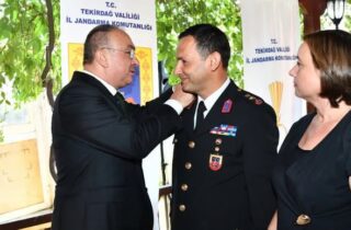 Tekirdağ Jandarması’nda 34 Personel Bir Üst Rütbeye Terfi Etti