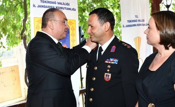 Tekirdağ Jandarması’nda 34 Personel Bir Üst Rütbeye Terfi Etti