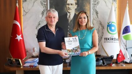 Tekirdağ Tarım, Sanayi, Hayvancılık ve Teknolojileri Fuarı İçin Başkan Yüceer’e Davet
