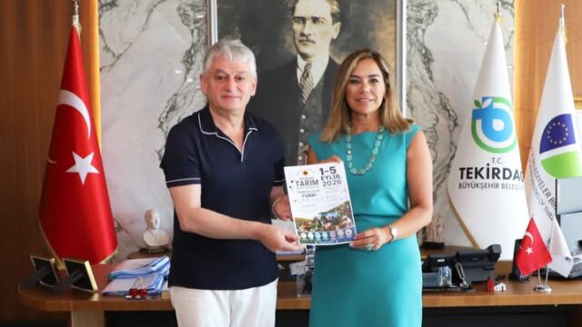 Tekirdağ Tarım, Sanayi, Hayvancılık ve Teknolojileri Fuarı İçin Başkan Yüceer’e Davet