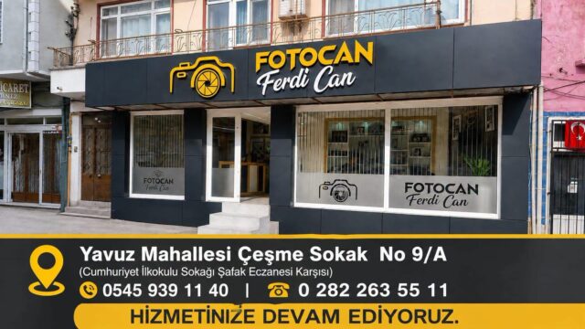 Tekirdağ’da Profesyonel Fotoğrafın Adresi: Fotocan Ferdi Can
