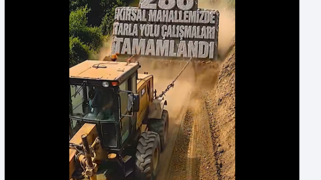 Tekirdağ’da Tarla Yolları Üreticilerin Ulaşımını Kolaylaştırıyor