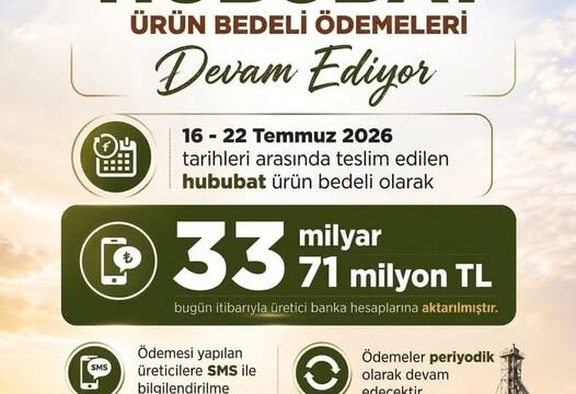 TMO Müdürü Bihter Demiral: Hububat Ürün Bedeli Ödemeleri Devam Ediyor