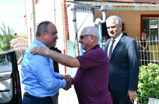 Vali Soytürk Şehidimiz Erdinç Salkım’ın Ailesini Ziyaret Etti