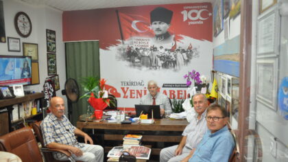 ADD Tekirdağ Şubesi’nden Gazetemize 16’ncı Yıl Ziyareti