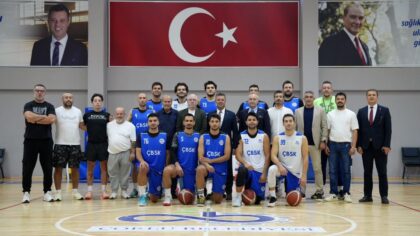 Başkan Sarıkurt`tan ÇBSK Basketbol Takımına Yeni Sezon Ziyareti