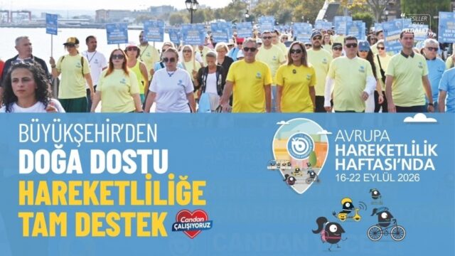 BÜYÜKŞEHİR’DEN DOĞA DOSTU HAREKETLİLİĞE TAM DESTEK
