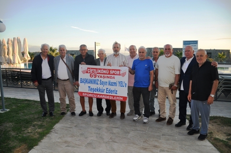 ÇİFTLİKÖNÜSPOR’UN 69 YILLIK TARİHİNE VEFA: KURUCU BAŞKAN NAZMİ YEL İÇİN EFSANELER BULUŞTU