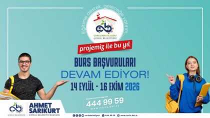 Çorlu Belediyesi`nden Öğrencilere Eğitim Desteği Sürüyor