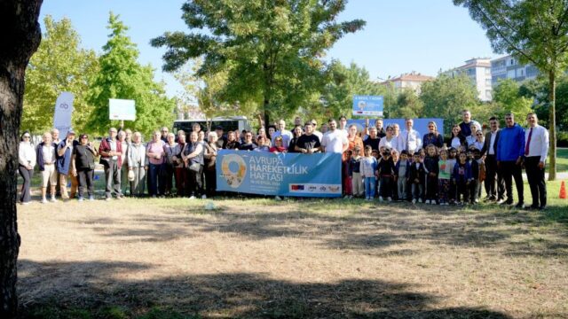 Çorlu`da Nesiller Cumhuriyet Parkı`nda Spor İçin Buluştu