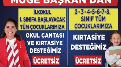 ERGENE’DE TÜM ÇOCUKLARIMIZA ÜCRETSİZ EĞİTİM DESTEĞİ!