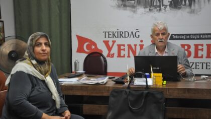 Gündüzlü Mahallesi Muhtarı Fethiye Akkuş’tan Ersin Bilmeç’e Ziyaret