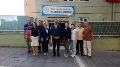 İlçe Milli Eğitim müdürü Fahri Kırmızı İlçemiz Atatürk İlkokulunu Ziyaret Etti