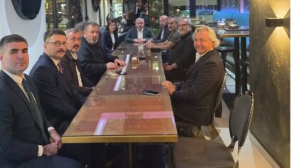 Mustafa Şentop, Karadağ İslam Birliği Başkanı Feyziç ile görüştü