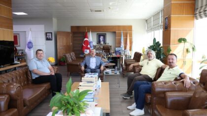 NAMIK KEMAL ÜNİVERSİTESİ REKTÖRÜNE ZİYARET