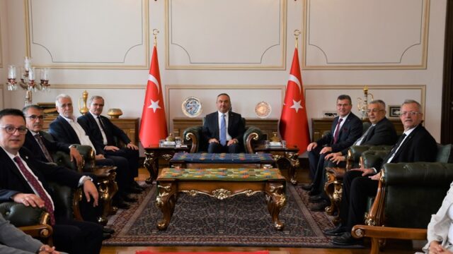 OSBÜK Başkanı Kütükçü Vali Soytürk’ü Ziyaret Etti