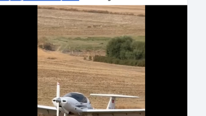 Tekirdağ’da Eğitim Uçağı Tarlaya Zorunlu İniş Yaptı