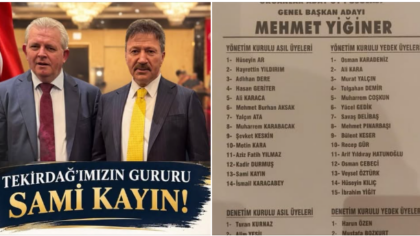 Tekirdağ’ın Gururu Sami Kayın, TESK Yönetimine Girdi