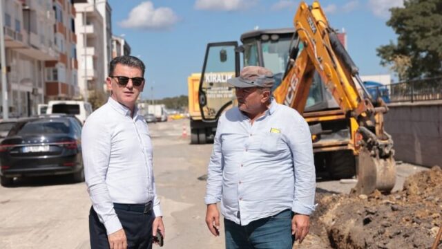Başkan Çetin Üstyapı ve Altyapı Çalışmalarını İnceledi