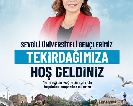 Üniversiteli Gençlere “Tekirdağ’a Hoş Geldiniz” Mesajı