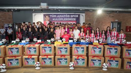 BAŞKAN MÜGE YILDIZ TOPAK’TAN AMATÖR SPORA ANLAMLI DESTEK!