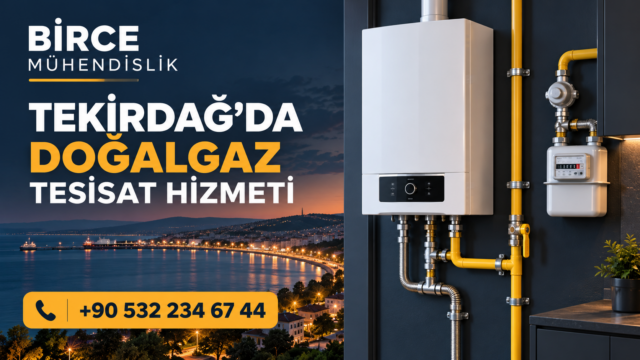 Tekirdağ’da Doğalgaz Tesisat İşlerinde Birce Mühendislik Hizmeti