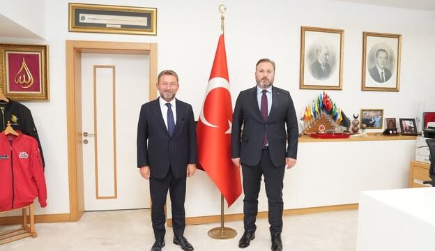 Süleyman Kozuva’dan DHMİ Genel Müdürü Fatih Çakmak’a tebrik ziyareti