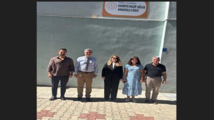 Şube Müdürleri Yeni Eğitim Öğretim Yılı Hazırlıkları Kapsamında İlçemiz Kadriye Nazif Gölge Anadolu Lisesini Ziyaret Ettiler