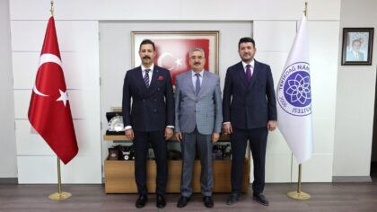 TEKİRDAĞ CUMHURİYET BAŞSAVCISI’NDAN REKTÖRE İADE-İ ZİYARET