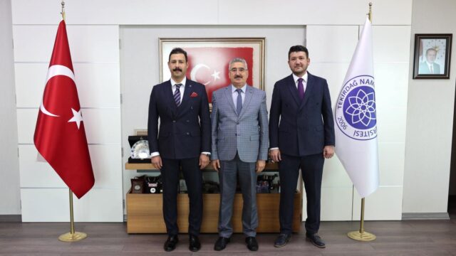TEKİRDAĞ CUMHURİYET BAŞSAVCISI’NDAN REKTÖRE İADE-İ ZİYARET