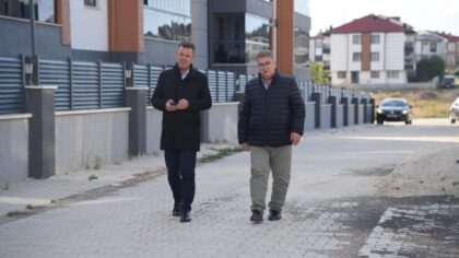 Başkan Sarıkurt, Gaziosmanpaşa Caddesi´ndeki Yol Çalışmalarını İnceledi