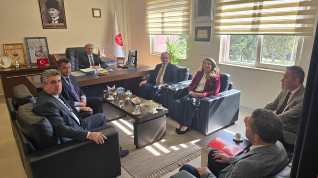 İlçe Millî Eğitim Müdürlüğümü Yöneticilerimizden İlçe Müftülüğüne Ziyaret