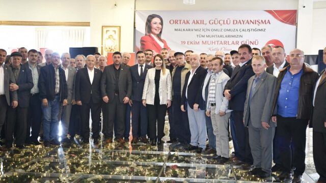 MALKARA BELEDİYE BAŞKANI NERGİZ KARAAĞAÇLI ÖZTÜRK, MUHTARLARLA BİR ARAYA GELDİ