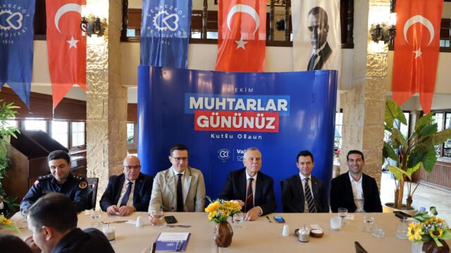 MUHTARLARIMIZIN GÜNÜNÜ KUTLADIK