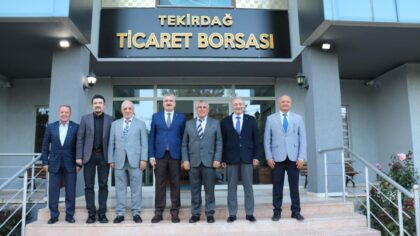 Nkü rektörü PROF. DR. MÜMİN ŞAHİN VE NKÜTEK TEKNOPARK GENEL MÜDÜRÜ DR. ÖĞR. ÜYESİ BARIŞ KOCABIYIK’DAN TEKİRDAĞ TİCARET BORSASI’NA TEBRİK ZİYARETİ